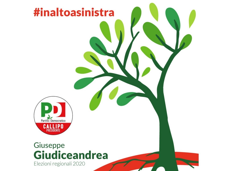 Regionali 2020 - Giuseppe Giudiceandrea candidato nella lista del Partito democratico a sostegno di Pippo Callipo