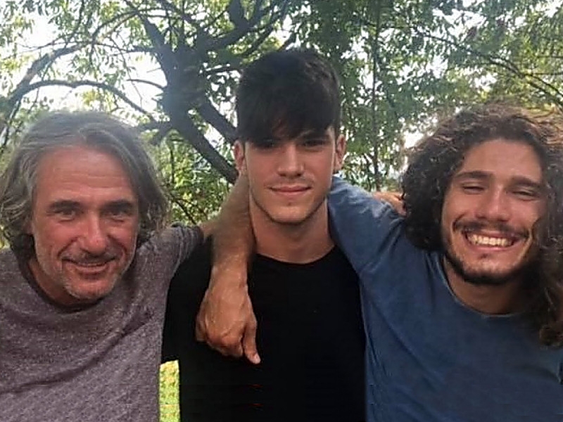 Franco Antonello ed i figli Alberto e Andrea