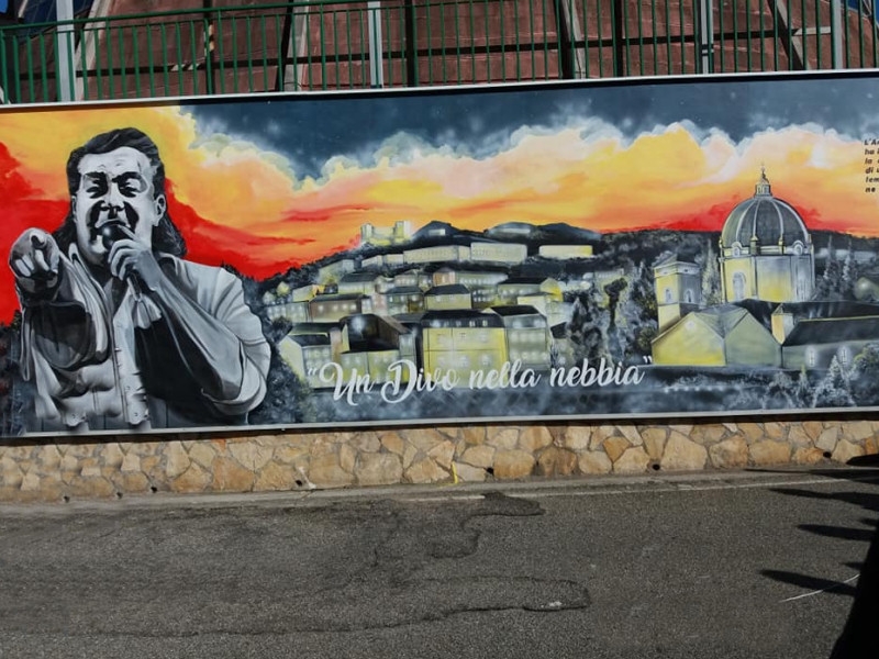 Mario Logullo: &quot;Scoperto a Cosenza il grande murales del mio amico Mario Gualtieri&quot;