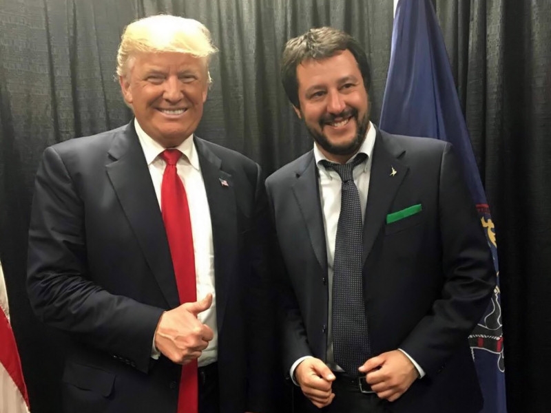 Donald Trump e Matteo Salvini