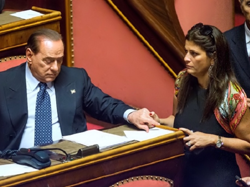 Silvio Berlusconi e Jole Santelli