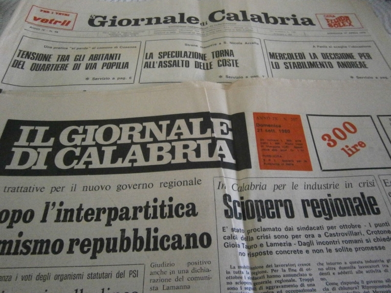 Correvano gli anni &#039;70, la grande avventura de “Il Giornale di Calabria”, (1° aprile 1972 - 6 ottobre 1979)