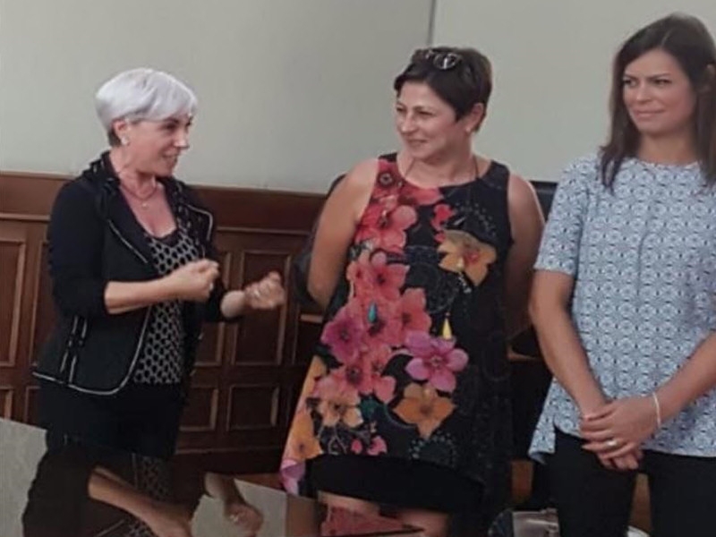 Elena Sodano, Annamaria Artese e Romina Provenzano
