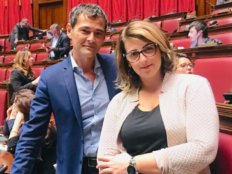 Francesco Sapia e Dalila Nesci