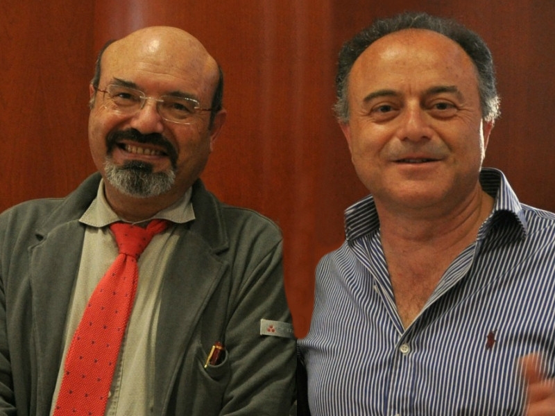 Pino Aprile e Nicola Gratteri